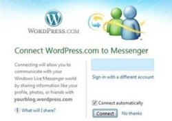 Сопряжение блога на WordPress.com с Messenger