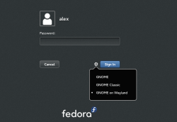Сеанс GNOME поверх Wayland в Fedora