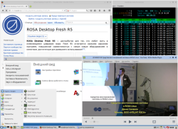 Интерфейс ROSA Desktop Fresh LXDE R5