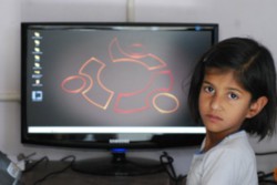 Индийская девочка и Ubuntu Linux