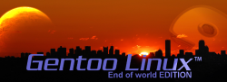 LiveDVD к концу света от Gentoo Linux