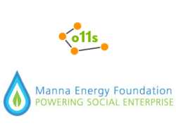 Логотипы open80211s и Manna Energy Foundation