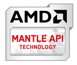 Логотип Mantle API от компании AMD