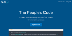 Фрагмент главной страницы code.gov