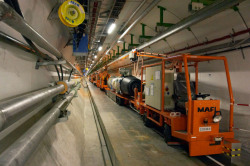 Подземный туннель для ускорителя БАК