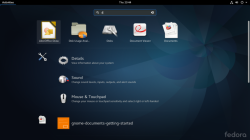 Поиск в Fedora 25 с GNOME 3.22