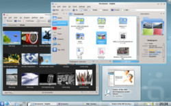 KDE Plasma Desktop Workspace