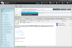 Веб-интерфейс Kolab Groupware