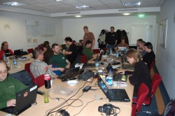 Фото с LibreOffice Hackfest 2012 в Мюнхене; автор: Miklos Vajna