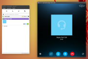 В Skype 4.3 для Linux появилась поддержка виджета контроля вызова