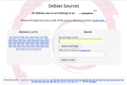 Debsources — веб-проект Debian для просмотра исходного кода всех пакетов