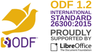 Формат документов Open Document Format (ODF) 1.2 стал стандартом ISO/IEC 26300:2015
