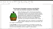 Представлен концепт нового «вкусного» интерфейса MUFFIN для офиса LibreOffice